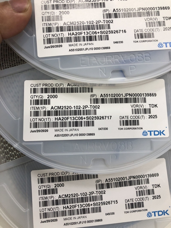 ACM2520-102-2P-T002 SMD ইন্টিগ্রেটেড সার্কিট চিপ IC, একেবারে নতুন আসল, অব্যবহৃত