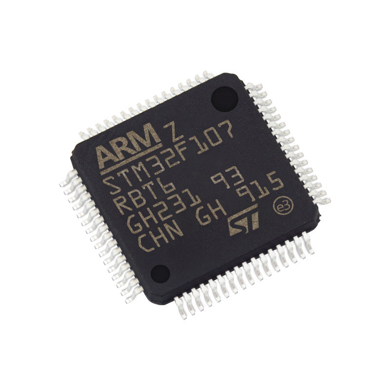 স্টক মাইক্রোকন্ট্রোলার এবং প্রসেসরে IC MCU 32BIT 128KB FLASH 64LQFP ইন্টিগ্রেটেড সার্কিট ic চিপ STM32F107RBT6