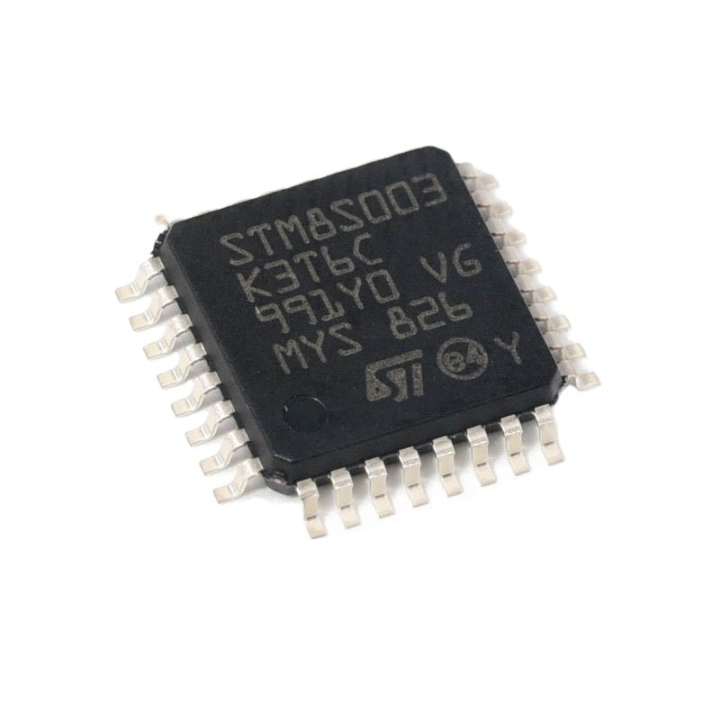 নতুন অরিজিনাল মাইক্রোকন্ট্রোলার MCU 8-বিট STM8 CISC 8KB ফ্ল্যাশ 3.3V/5V 32-পিন LQFP ট্রে ইলেকট্রনিক কম্পোনেন্ট আইসি চিপ STM8S003K3T6C