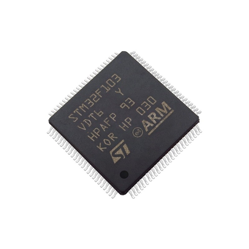স্টক মাইক্রোকন্ট্রোলার এবং প্রসেসরে IC MCU 32BIT 384KB FLASH 100LQFP ইন্টিগ্রেটেড সার্কিট প্রোগ্রামেবল আইসি চিপ STM32F103VDT6