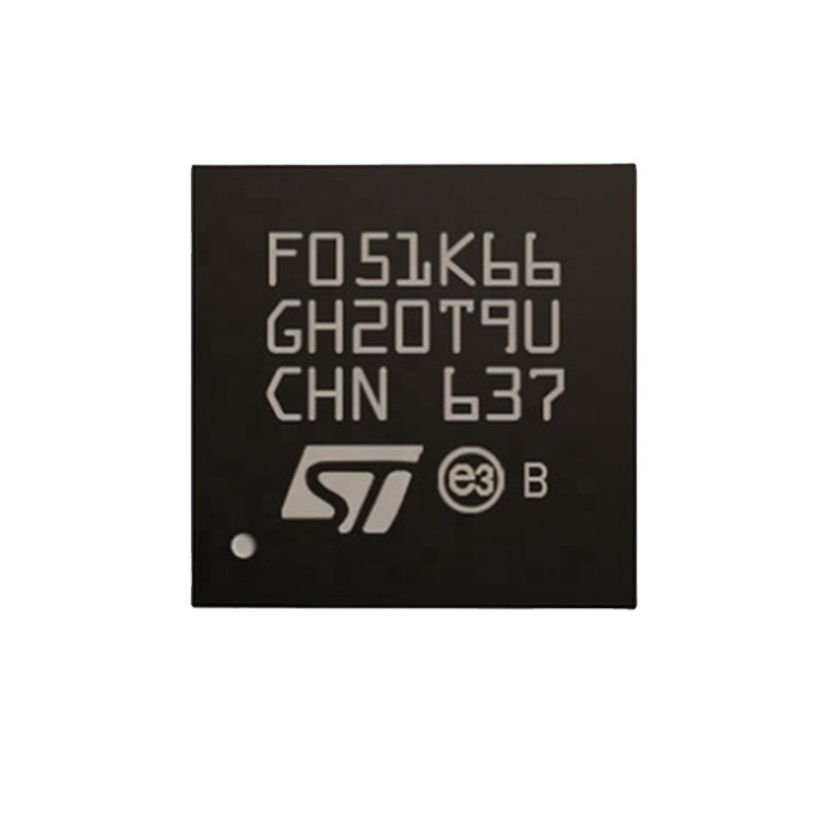 স্টক মাইক্রোকন্ট্রোলারে IC MCU 32BIT 32KB FLASH 32UFQFPN ইলেকট্রনিক কম্পোনেন্ট ইন্টিগ্রেটেড সার্কিট STM32F051K6U6