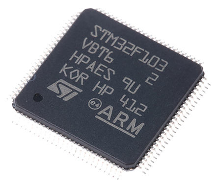 স্টকে STM32F103 32 প্রোগ্রামেবল IC চিপ বিট ARM Cortex M3 মাইক্রোকন্ট্রোলার QFP100 ইলেকট্রনিক কম্পোনেন্ট STM32F103VBT6