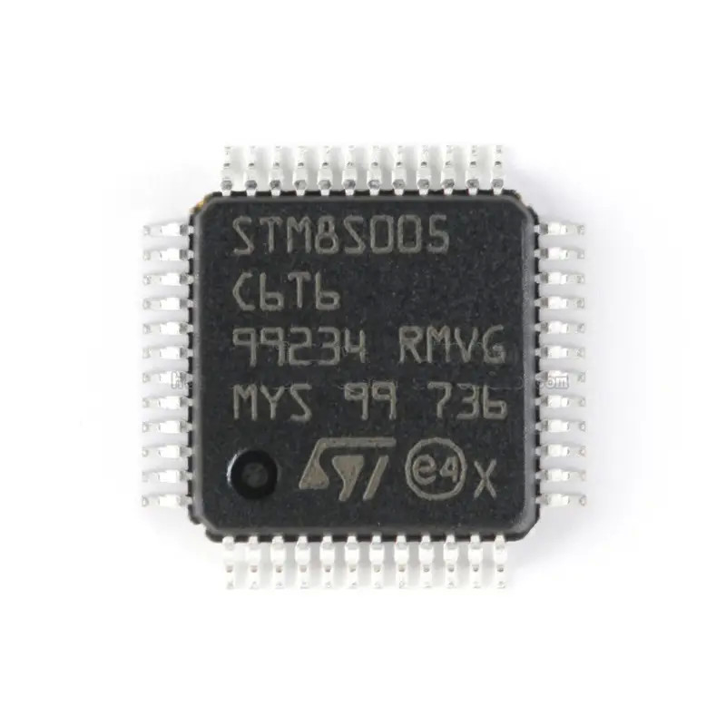 স্টক মাইক্রোকন্ট্রোলারে MCU 8-বিট STM8S STM8 CISC 32KB ফ্ল্যাশ 3.3V/5V 48-পিন LQFP ইলেকট্রনিক উপাদান STM8S005C6T6