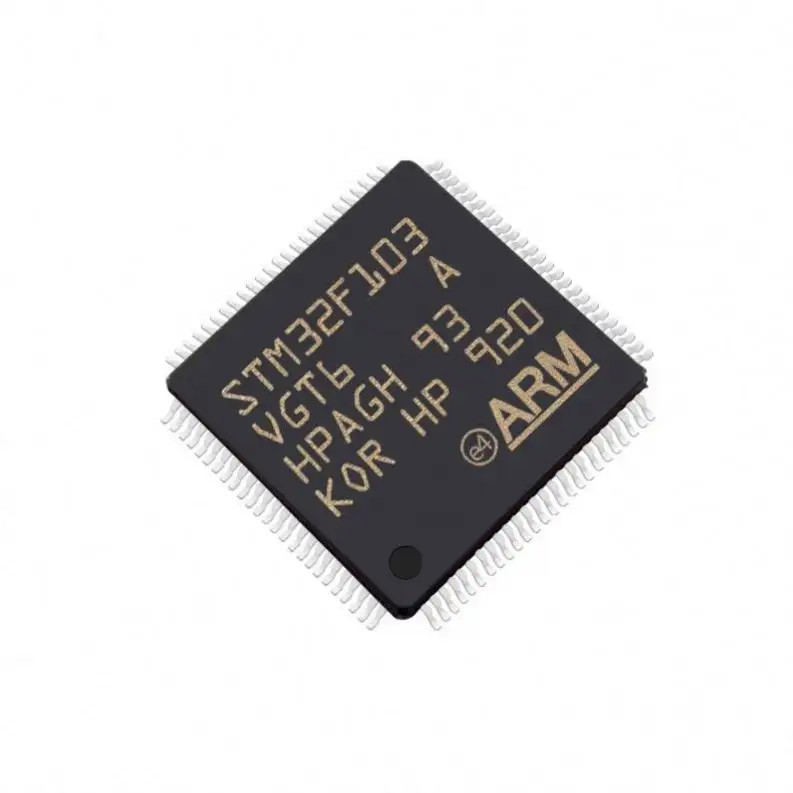 স্টক মাইক্রোকন্ট্রোলারে IC MCU 32BIT 1MB FLASH 100LQFP ইলেকট্রনিক উপাদান ইন্টিগ্রেটেড সার্কিট STM32F103VGT6