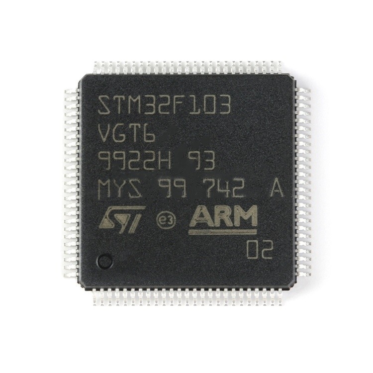 স্টক মাইক্রোকন্ট্রোলারে IC MCU 32BIT 1MB FLASH 100LQFP ইলেকট্রনিক উপাদান ইন্টিগ্রেটেড সার্কিট STM32F103VGT6