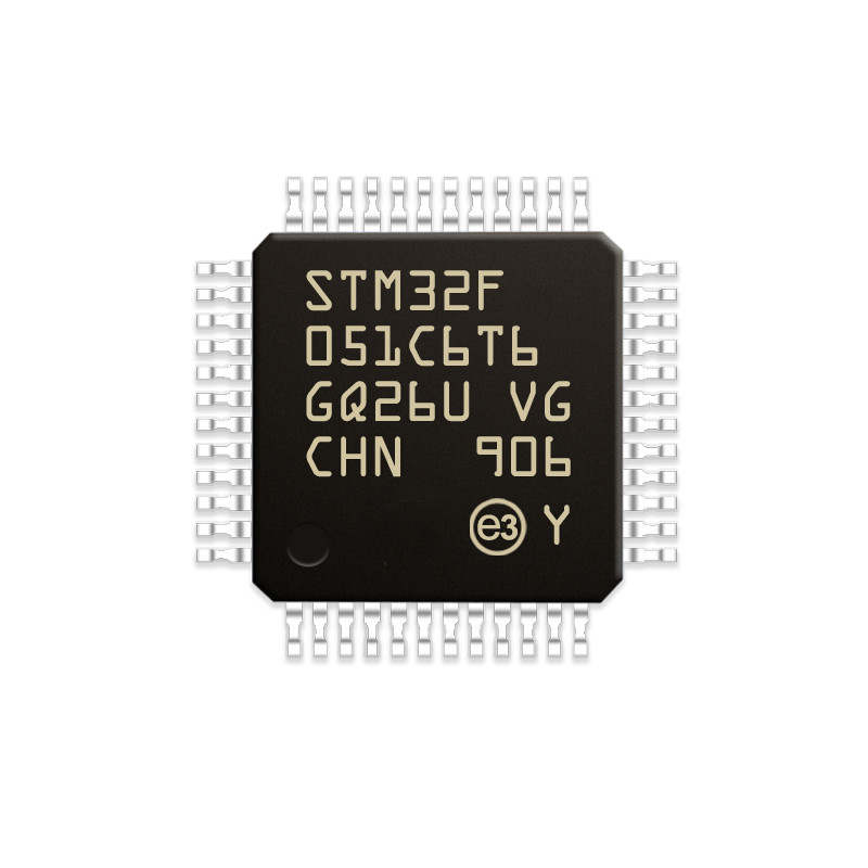 Chuangyunxinyuan STM32F051C6T6 MCU 8-বিট 16MHz 32KB ফ্ল্যাশ 48-LQFP STM সিরিজ মাইক্রোকন্ট্রোলার IC STM32F051C6T6