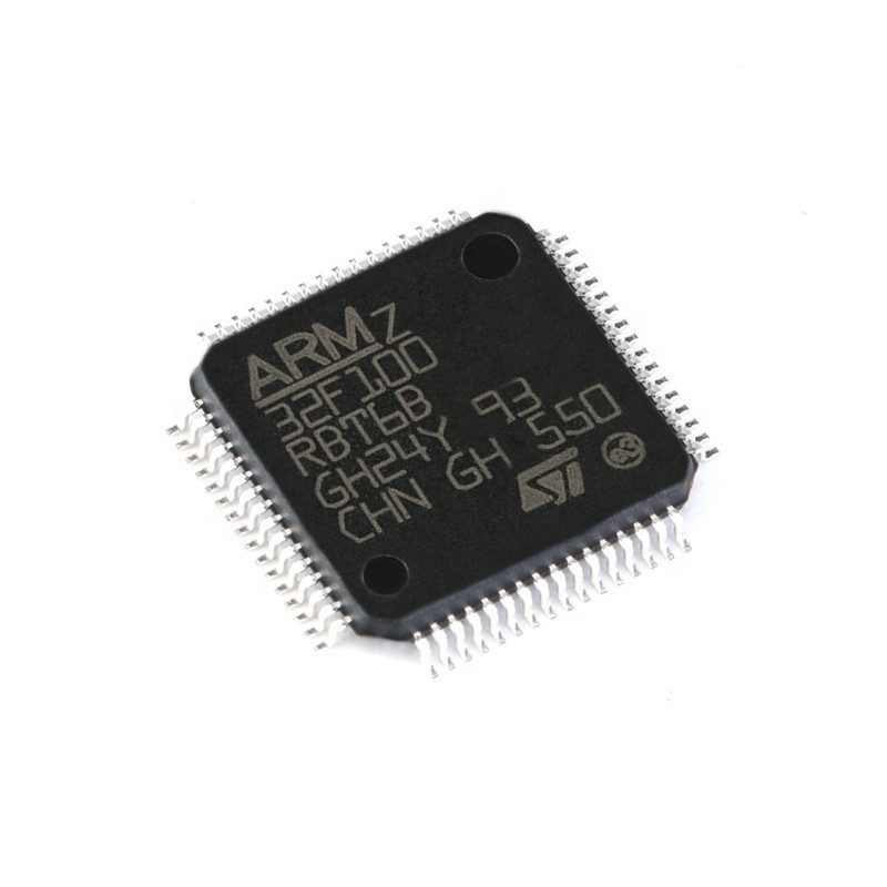 Chuangyunxinyuan নতুন এবং অরিজিনাল IC MCU 32BIT 128KB ফ্ল্যাশ কম্পোনেন্ট ইলেকট্রনিক্স 64LQFP STM32F100RBT6B