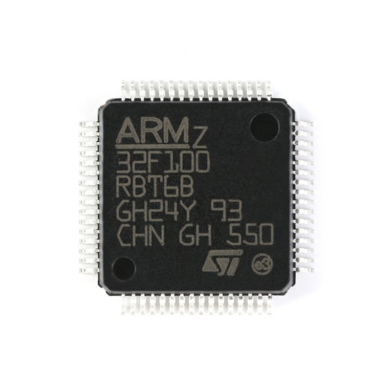 Chuangyunxinyuan নতুন এবং অরিজিনাল IC MCU 32BIT 128KB ফ্ল্যাশ কম্পোনেন্ট ইলেকট্রনিক্স 64LQFP STM32F100RBT6B
