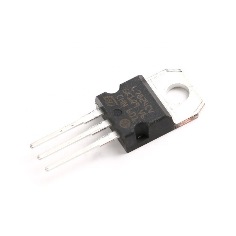 Chuangyunxinyuan অরিজিনাল জেনুইন LM7824 24V 1.5A TO-220 ইলেকট্রিক সাপ্লাই ভোল্টেজ রেগুলেটর চিপ L7824CV