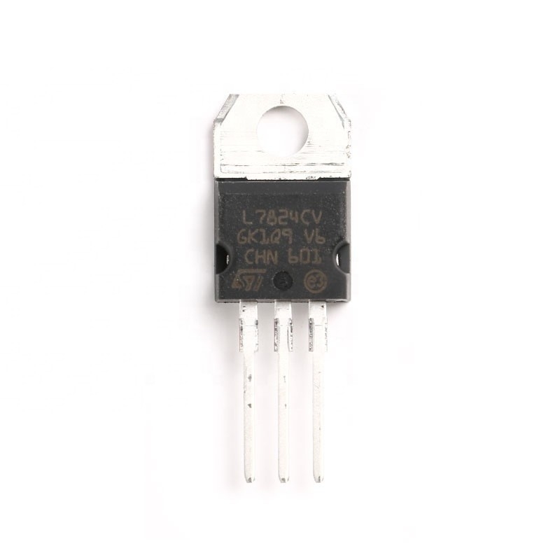 Chuangyunxinyuan অরিজিনাল জেনুইন LM7824 24V 1.5A TO-220 ইলেকট্রিক সাপ্লাই ভোল্টেজ রেগুলেটর চিপ L7824CV