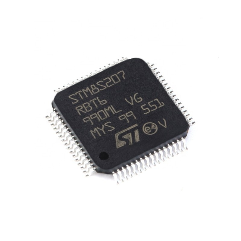 Chuangyunxinyuan নতুন এবং আসল বৈদ্যুতিক সরবরাহ IC MCU 8BIT 128KB FLASH 64LQFP STM STM8S207RBT6