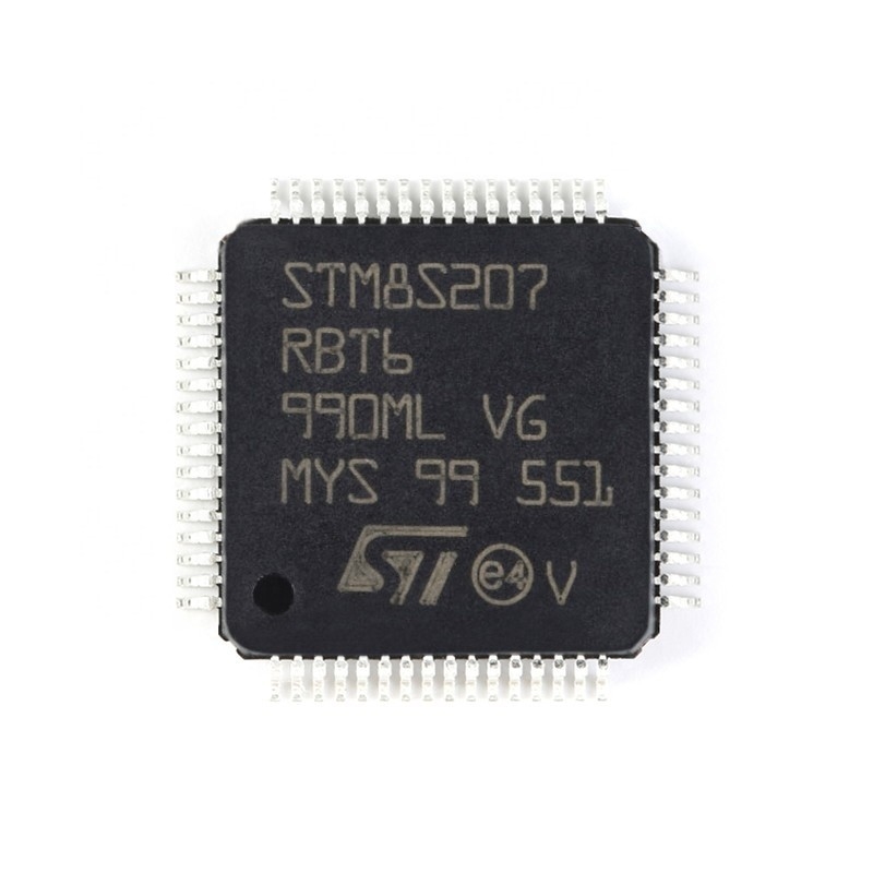Chuangyunxinyuan নতুন এবং আসল বৈদ্যুতিক সরবরাহ IC MCU 8BIT 128KB FLASH 64LQFP STM STM8S207RBT6