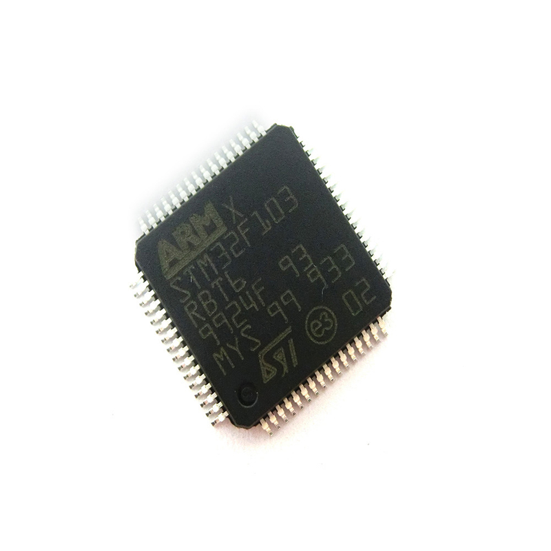 STM32F103RBT6 Mcu 32-বিট Stm32f1 Arm M3 Risc 128kb ফ্ল্যাশ 2.5v/3.3v 64-পিন Lqfp Ic