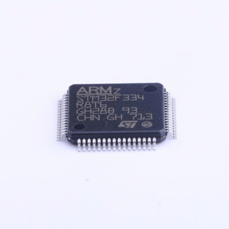 MCU 32-বিট STM32 ARM Cortex M4 RISC 64KB ফ্ল্যাশ 2.5V/3.3V 64-পিন LQFP ট্রে - ট্রে STM32F334R8T6 IC