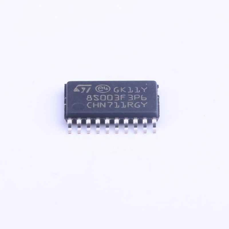 MCU 8-বিট STM8S STM8 CISC 8KB ফ্ল্যাশ 3.3V/5V 20-পিন TSSOP T/R - টেপ এবং রিল STM8S003F3P6 IC চিপ