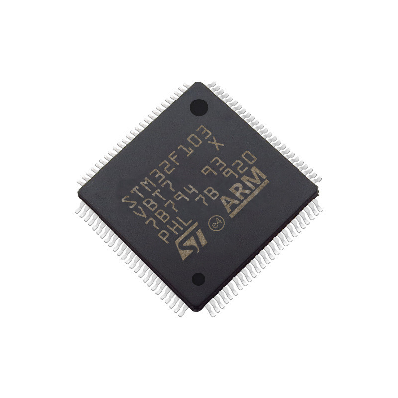 STM32F103VBT7 নতুন আসল মাইক্রোকন্ট্রোলার অনলাইন ইলেকট্রনিক উপাদান ইন্টিগ্রেটেড সার্কিট LQFP100 MCU STM32F103VBT7 চিপ