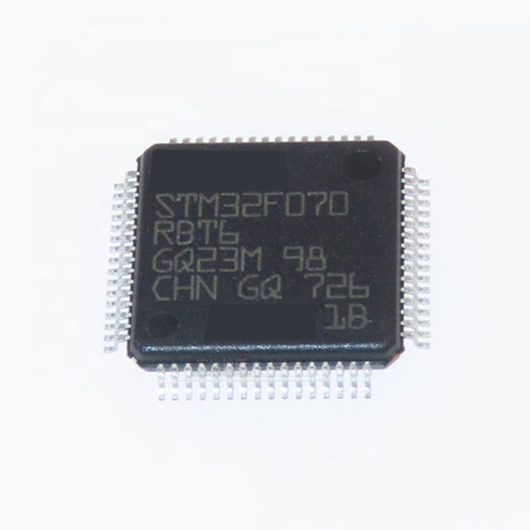 Chuangyunxinyuan নতুন অরিজিনাল STM32 STM32F070 ইন্টিগ্রেটেড সার্কিট ফ্ল্যাশ মেমরি 32-বিট মাইক্রোকন্ট্রোলার STM32F070RBT6 IC