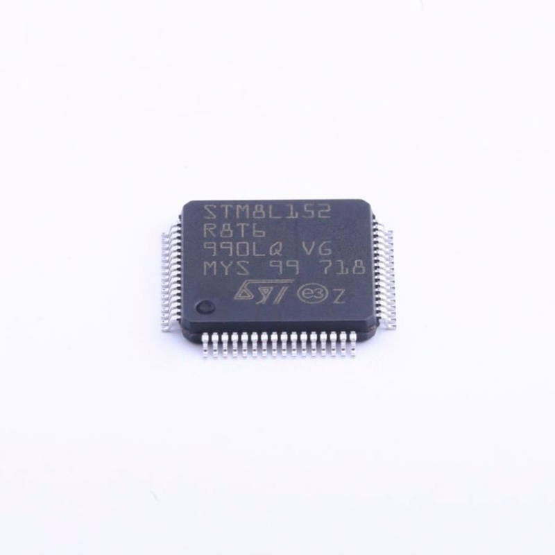 Chuangyunxinyuan MCU 8-বিট STM8L STM8 CISC 64KB ফ্ল্যাশ 1.8V/2.5V/3.3V 64-পিন LQFP ট্রে - ট্রে STM8L152R8T6 Ic