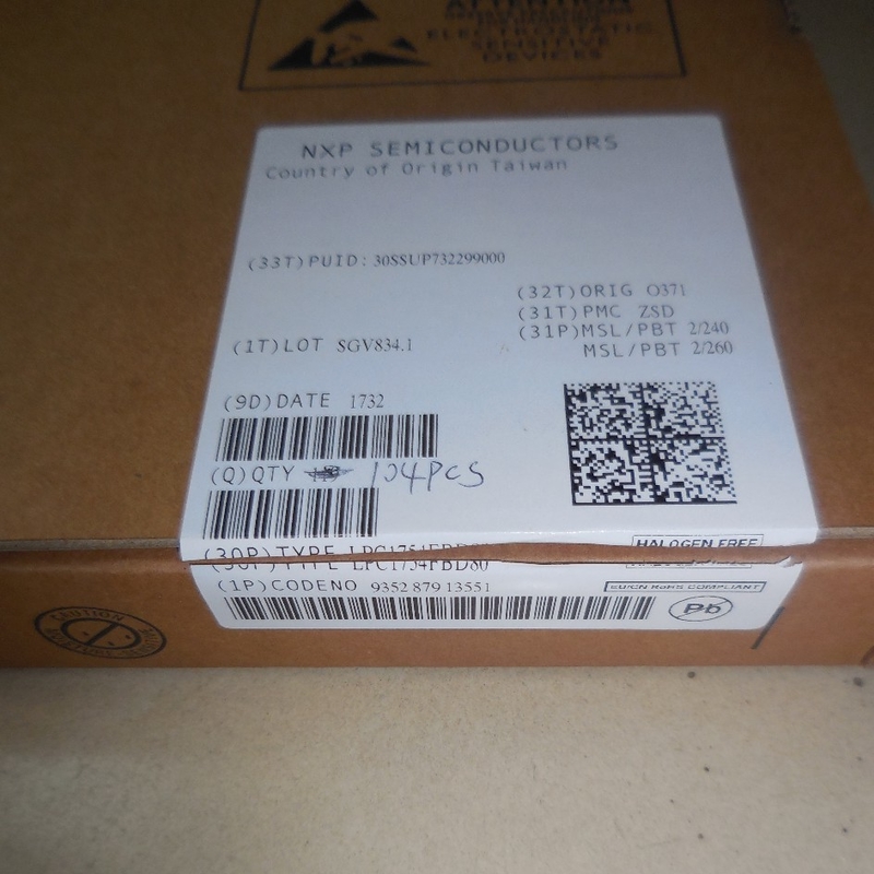 LPC1754FBD80 QFP80 ইন্টিগ্রেটেড সার্কিট চিপ IC মাইক্রোকন্ট্রোলার ব্র্যান্ড নতুন অরিজিনাল অব্যবহৃত