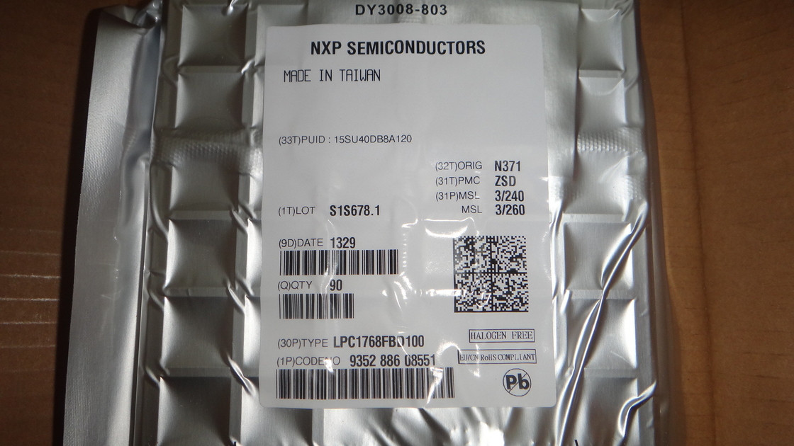 LPC1768FBD100 QFP100 ইন্টিগ্রেটেড সার্কিট চিপ আইসি মাইক্রোকন্ট্রোলার একেবারে নতুন অব্যবহৃত