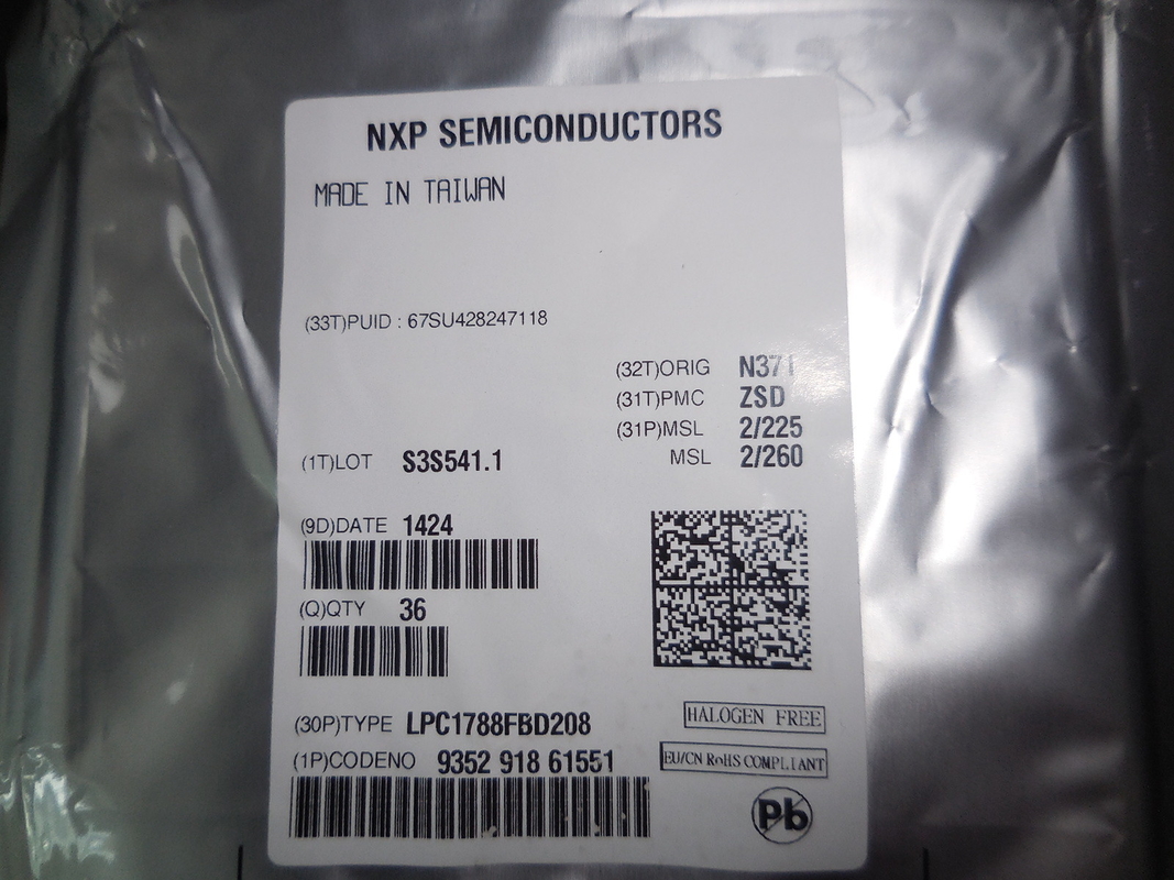 LPC1788FBD208 QFP208 ইন্টিগ্রেটেড সার্কিট চিপ আইসি মাইক্রোকন্ট্রোলার ব্র্যান্ড নিউ অরিজিনাল অব্যবহৃত